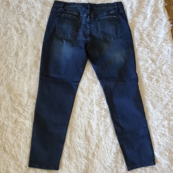 KanCan High Rise Dark Wash Skinny Jeans XL - Picture 6 of 9